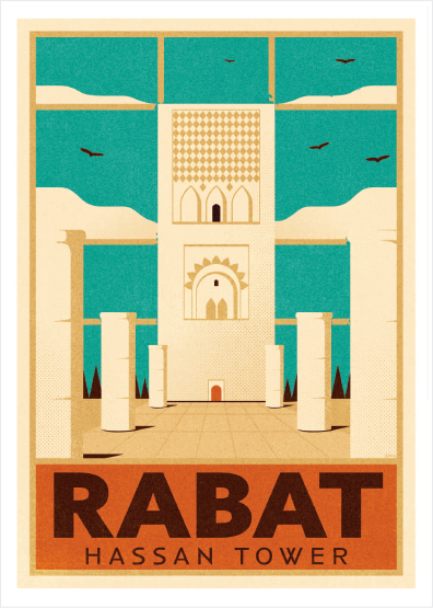MyTindy Hassan tower by EMU GALLERY - Poster