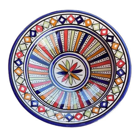MyTindy 26 cm - Rainbow Moroccan Deep Dish