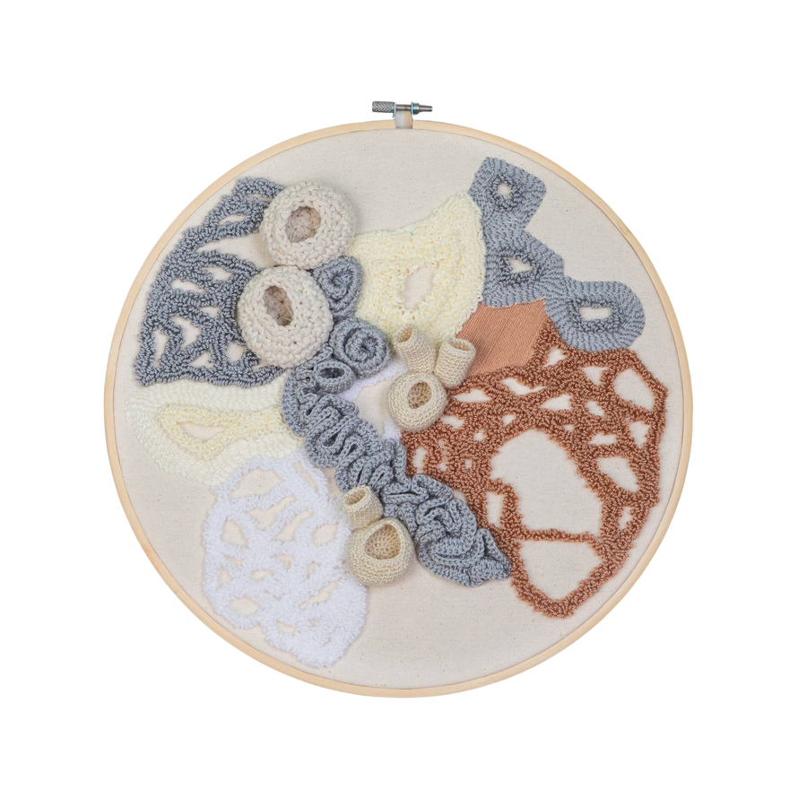 MyTindy 32 CM 3D Embroidered Hoop Organic