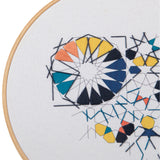 MyTindy 32 cm Embroidered Hoop Zelij Fragments, view 2