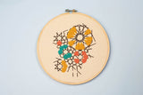 MyTindy 32 cm Embroidered Hoop Zelij Fragments, view 4