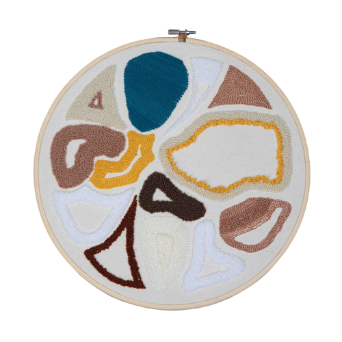 MyTindy 32CM Embroidered Hoop Organic