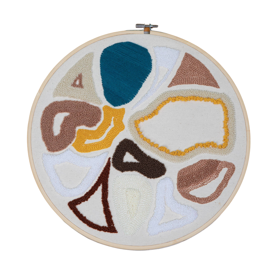 MyTindy 32CM Embroidered Hoop Organic