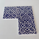 MyTindy 4"X4" tiles blue and white hand painted ceramic bathroom for wall and ground, tiles wall decorative, view 2