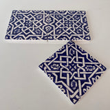 MyTindy 4"X4" tiles blue and white hand painted ceramic bathroom for wall and ground, tiles wall decorative, view 3