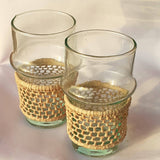 MyTindy 6 Beldi Tea Glasses with Raffia, view 2