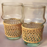 MyTindy 6 Beldi Tea Glasses with Raffia, view 3