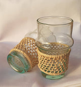 MyTindy 6 Beldi Tea Glasses with Raffia, view 4