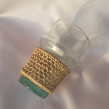 MyTindy 6 Beldi Tea Glasses with Raffia, view 5