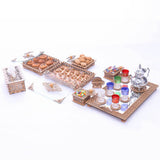 MyTindy A Wooden Set To Serve Snacks, Nuts And Cookies, view 4