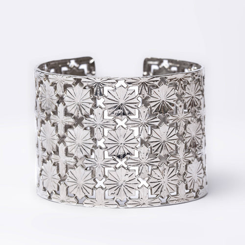 MyTindy Abla Silver Cuff Bracelet