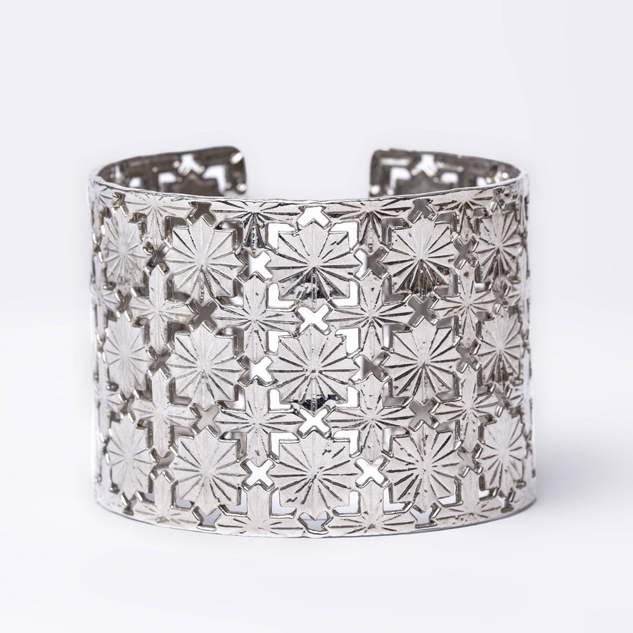 MyTindy Abla Silver Cuff Bracelet
