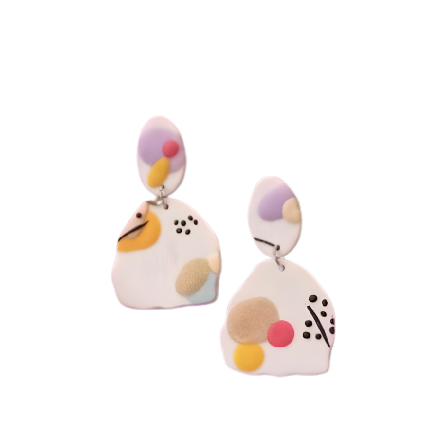 MyTindy Abstract Terrazzo Earrings