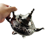 MyTindy ALADIN Silver Moroccan Teapot, view 4