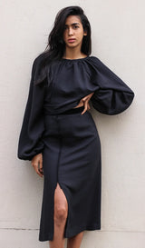 MyTindy Alya Midi Skirt, view 3