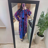 MyTindy AMAJ Red and Blue Kimono, view 2