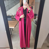MyTindy AMAJ Cherry Red Kimono, view 2
