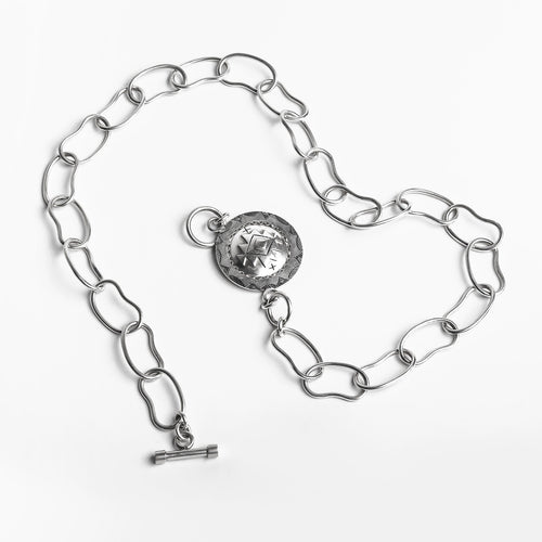 MyTindy Amazigh Medaillon Simple Chain NECKLACE