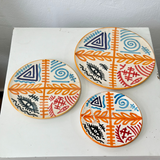 MyTindy Orange Amazigh plate set, view 3