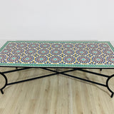 MyTindy Amazing dinning Table, Moroccan Mosaic Table, outdoor and indoor Mosaic Table, Summer mosaic Table, 100% handcrafted, free shipping, view 2