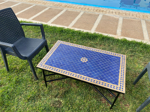 MyTindy Amazing dinning Table, Moroccan Mosaic Table, outdoor-indoor Mosaic Table, Summer mosaic Table, 100% handcrafted, free shipping