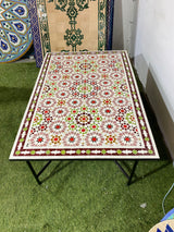 MyTindy Amazing mosaic Table Moroccan for outdoor & indoor, pink mosaic Table 100% handcrafted, included shipping, view 5