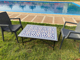MyTindy Amazing mosaic Table Moroccan for outdoor & indoor, Summer mosaic Table 100% handcrafted, included shipping, view 2