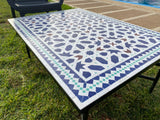 MyTindy Amazing mosaic Table Moroccan for outdoor & indoor, Summer mosaic Table 100% handcrafted, included shipping, view 4