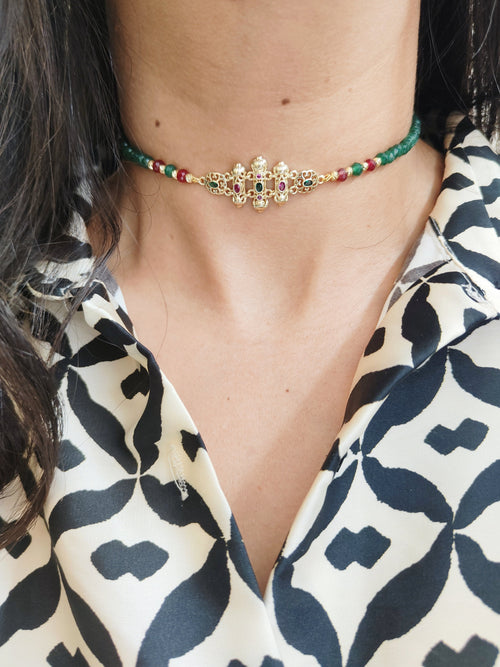 MyTindy Amira green necklace