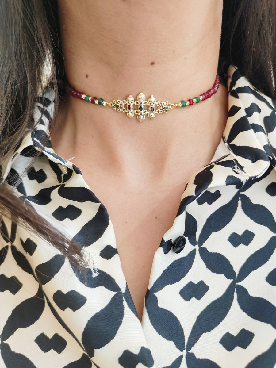 MyTindy Red Amira necklace