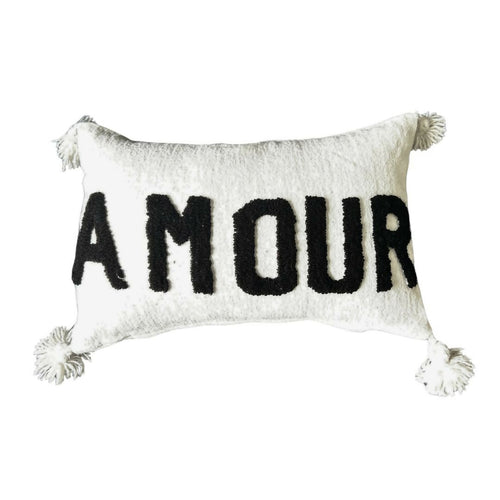 MyTindy Amour cushion covers Moroccan cotton tassels