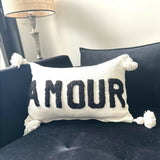 MyTindy Amour cushion covers Moroccan cotton tassels, view 2