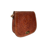 MyTindy ANI Cross Body Leather Bag with Engraving, view 4