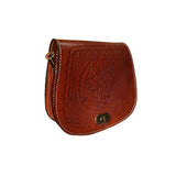 MyTindy ANI Cross Body Leather Bag with Engraving, view 5