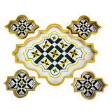 MyTindy Arabesque Serving Tray with Coasters, view 3
