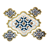 MyTindy Arabesque Serving Tray with Coasters, view 5