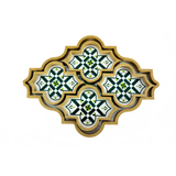 MyTindy Arabesque Serving Tray with Coasters, view 6