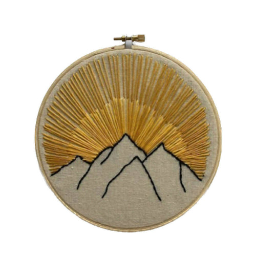 MyTindy Aria Embroidered Mountain Hoop