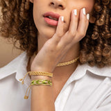 MyTindy Arrow bracelet in Gold Lime, view 2