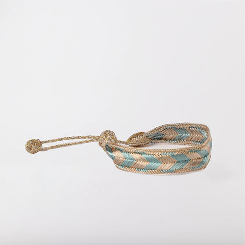 MyTindy Arrow bracelet in Rose Gold Island Blue