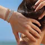 MyTindy Arrow bracelet in Rose Gold Island Blue, view 2