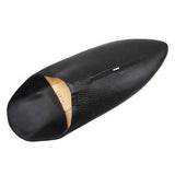 MyTindy Black Leather Moroccan Slippers, view 2