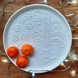 MyTindy RELIEF ATLAS plate - White, view 3
