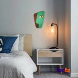 MyTindy Authentic African sculpture Mask 3D Wall Art - Handcrafted Wooden Decor for Living Spaces, view 2
