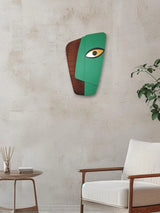 MyTindy Authentic African sculpture Mask 3D Wall Art - Handcrafted Wooden Decor for Living Spaces, view 5