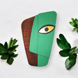 MyTindy Authentic African sculpture Mask 3D Wall Art - Handcrafted Wooden Decor for Living Spaces, view 6