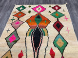 MyTindy Authentic Boujaad Moroccan Rug - Handmade Berber Wool Carpet for Stylish Home Decor, view 2