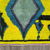 MyTindy Handmade Boujaad Moroccan Rug - Authentic Berber Wool Carpet for Stylish Home Decor, view 4