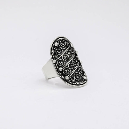 MyTindy Authentic Filigree Ring