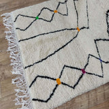 MyTindy Authentic Moroccan Rug 4x8 Ft, Beni Orain Rug, Moroccan Rug, Large Moroccan Rug, 4x8 Rugs, view 3